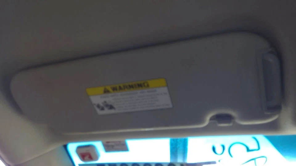 Driver Sun Visor Sedan Without Sunroof With Extension Fits 14-16 ELANTRA 4988397 - Imagem 1 de 1