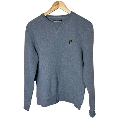 Sudadera para hombre Lyle & Scott cuello redondo gris jaspeado mediana Escocia neutra suave Foto 1 de 4