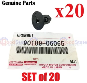 Genuine Hilux KUN35 KUN26 KUN25 KUN16 KUN15 Fender Liner Splash Guard Clip x20 - Picture 1 of 5