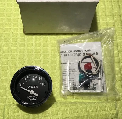 😲 NOS   Boss Hoss Motor Cycles   1491-01501   Black Face   VOLT   😲 - Image 1 of 4