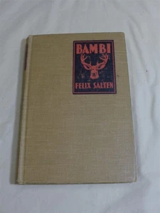 Felix Salten BAMBI - 1929 Noble and Noble Publishers Hardcover - Foto 1 di 7