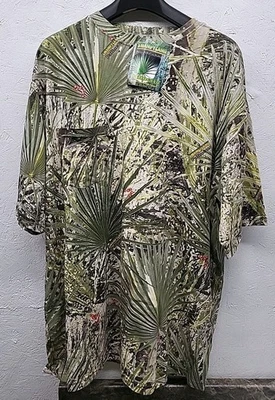 Mens Palmetto Swampy Camo Short SLeeve Camo Hunting T-Shirt Size 3X Large - Image 1 of 4