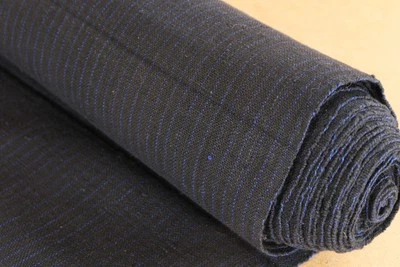 Vintage Textile Antique Primitive Homespun Fabric Cotton 1940s Early 20th 6 yard - Image 1 of 4