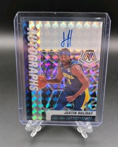 2020-21 Panini Mosaic Auto Mosaic Justin Holiday #AM-JHL Auto - Foto 1 di 10
