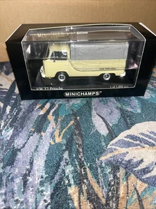 RARE EARLY MINICHAMPS 1/43 VW T2 PRITSCHE 1972 Beige 400053204 - Picture 1 of 4