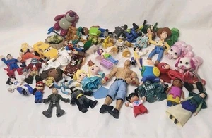 Mixed Lot of Toy Action Figures Various Characters Super Heroes & More 40pc+ - Picture 1 of 7
