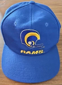 Vintage LA Rams Hat Snapback Blue Starter Eastport NFL Football Cap Los Angeles - Picture 1 of 7