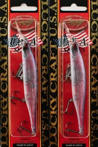 (LOTE DE 2) PUNTERO RELÁMPAGO LUCKY CRAFT 110DD 1/2 OZ CRISTAL PRO AZUL I8254 - Imagen 1 de 3