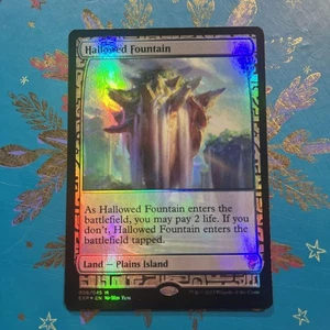 Mtg Hallowed Fountain Foil Expedition - Picture 1 of 1