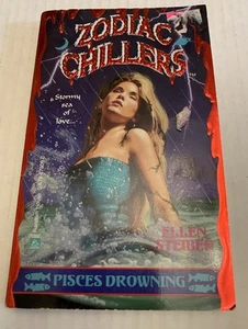 Zodiac Chillers #6 Pisces Drowning By Ellen Steiber - Used 90s YA Thriller - Picture 1 of 7
