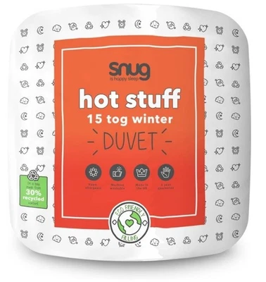 SLUMBERDOWN Snug Hot Stuff Winter Duvet 15 Tog Super Cosy Thick Duvet Super King