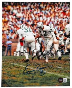 Emerson Boozer New York Jets Signed 8x10 Photo with Joe Namath (Beckett) - Picture 1 of 1