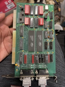 Vintage Quatech DS-200 Rev B ISA Serial Adapter Card - Picture 1 of 6