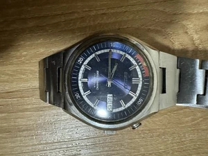 Seiko Bell Matic Watch 1973 Rare Blue Dial With Bracelet Bellmatic 4006-6040 - Picture 1 of 12