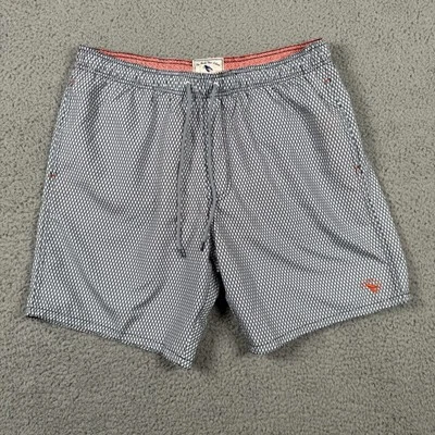 Ted Baker Swim Trunks Mens Large The World's Your Lobster Black White Geometric - Image 1 of 4