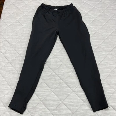 Vintage Rei Pants Joggers Womens Large Black Tapered Outdoor Stretch 28x28 - Imagem 1 de 4