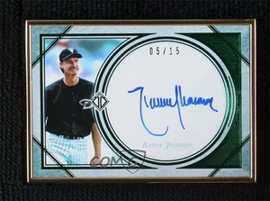 2018 Topps Transcendent Collection Green /15 Randy Johnson (Horizontal) Auto HOF - Picture 1 of 3