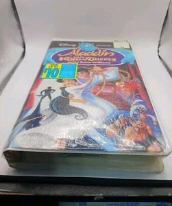 Aladdin & King Of Thieves VHS NEW SEALED Hype Sticker Vintage 1996 Disney - Imagen 1 de 2