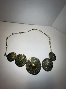 JOSEPH BORIS Hammered Copper Brass Modernist Artisan Handmade Belt RARE!! - Picture 1 of 8