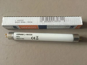 OSRAM L4W/535 Basic White 130lm Fluorescent Tube 2no - Picture 1 of 1