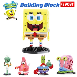 SpongeBob Building Block SquarePants Patrick Star Action Figure Educational Toys - Picture 1 of 15