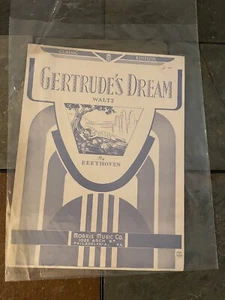 Vintage 1933 Gertrudes Traum von Beethoven Noten - Bild 1 von 7
