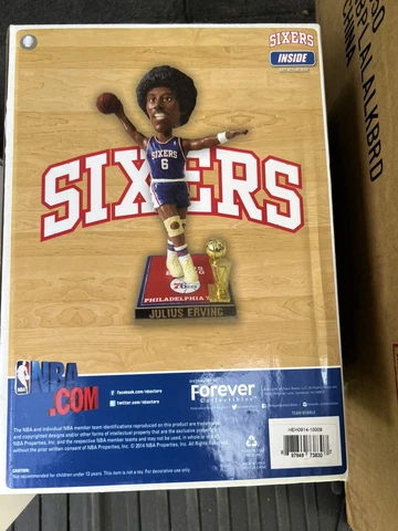 Julius Erving Philadelphia 76ers NBA Champ Legends Bobblehead Cover