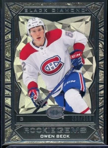 2023-24 Black Diamond Rookie Gems #RGOB Owen Beck 259/399 - Picture 1 of 2