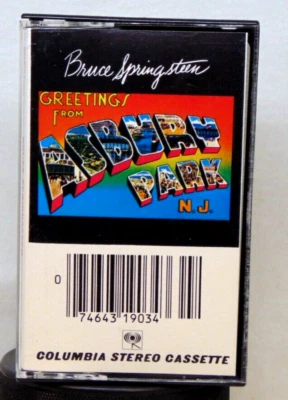Bruce Springsteen - Greetings From Asbury Park N.J. - Columbia Cassette Tape - Image 1 of 4