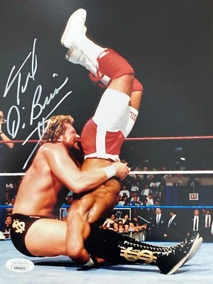 TED DIBIASE Autograph Signed 8x10 Photo “Million Dollar Man” WWF WWE - JSA COA - Image 1 of 2
