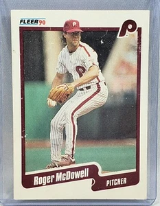 Fleer ROGER MCDOWELL Card #567 | 1990 MLB Baseball Philadelphia Phillies - Picture 1 of 2