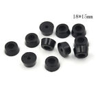 10Xblack Rubber Round Cabinet Instrument Case Feet Foot Circular Bumpers Pads_Cd