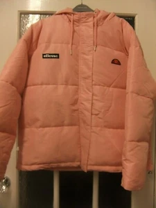 Nice pink lightweight padded jacket with pockets and tie hood.Size UK 14. - Picture 1 of 8