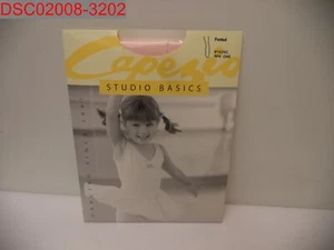 QTY=3 Capezio Big Girls Ballet Pink Studio Basics Footed Tight 8-12 052931681049 - Picture 1 of 9