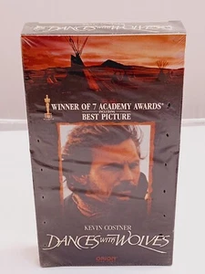 Dances with Wolves VHS 1990 First Release Orion Watermark Factory Sealed Costner - Picture 1 of 7