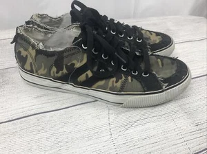 DVS Regency Canvas Skate Shoe Sneaker Mens Size 9 Camo/Black Lightweight Cushion - Picture 1 of 5