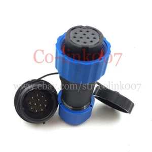 SD20 12Pin Waterproof Connector,Aviation Circular AUTO Industrial Plug Socket 5A - Picture 1 of 6