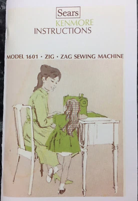 MANUAL DE INSTRUCCIONES DE MÁQUINA DE COSER KENMORE 158.1601 Foto 1 de 2