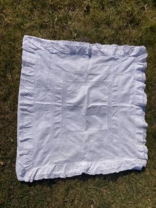 2 Paradekissen 75x75CM Rüsche Volant Stickerei Kopfkissen - Bild 1 von 8