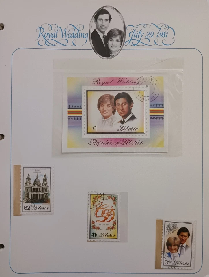 LIBERIA - 1981 - BODA REAL - SELLOS - MNH Foto 1 de 1