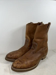 Vintage Red Wing Shoes Leather Work Pull On Boots Made in USA Men's 16 B 488 11” - Picture 1 of 21