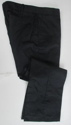 LANDS END Black Straight Leg Chino Pants Womens 4 NEW - Image 1 of 4