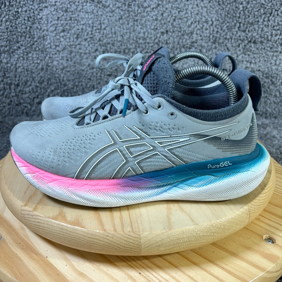 Zapato para correr Asics Gel Nimbus 25 para mujer talla 8 de caña baja para gimnasio entrenamiento Foto 1 de 4