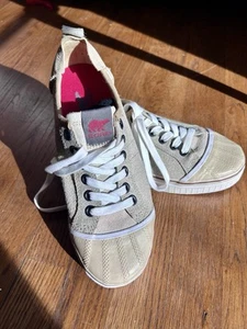 Sorel Sentry Low Canvas Sneakers Men's Size 8.5 (42) Tan Suede Rubber Toe NM1666 - Bild 1 von 11