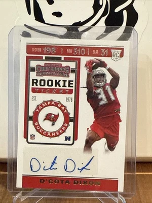 2019 Panini Contenders - Rookie Ticket D'Cota Dixon #255 (AU, RC) - Image 1 of 2
