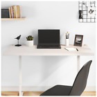 vidaXL Desk Top White 110x55x2.5 cm Solid Wood Pine