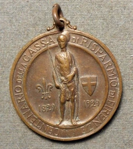 Italy: Centenario Della Cassa Di Risparmio Di Firenze, 1829 – 1929 (Soldier) - Picture 1 of 2