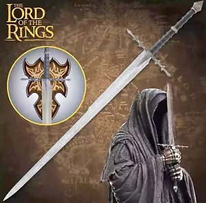 Ring Wraith Nazgul Costume Black Cape Costume LOTR Cosplay Halloween Costume gif - Picture 1 of 10