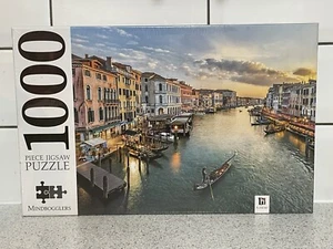 HINKLER MINDBOGGLERS 1000 PIECE JIGSAW PUZZLE "GRAND CANAL ITALY" SEALED NEW - Picture 1 of 2