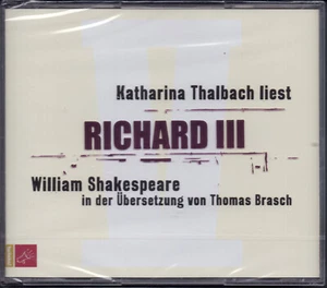 3 CD Box Richard III von William Shakespeare gel. v. Katharina Thalbach NEU OVP - Bild 1 von 2